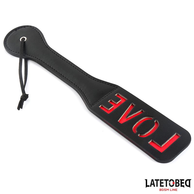 LATETOBED BDSM LINE Pala Doble Capa Lema LOVE 32 cm