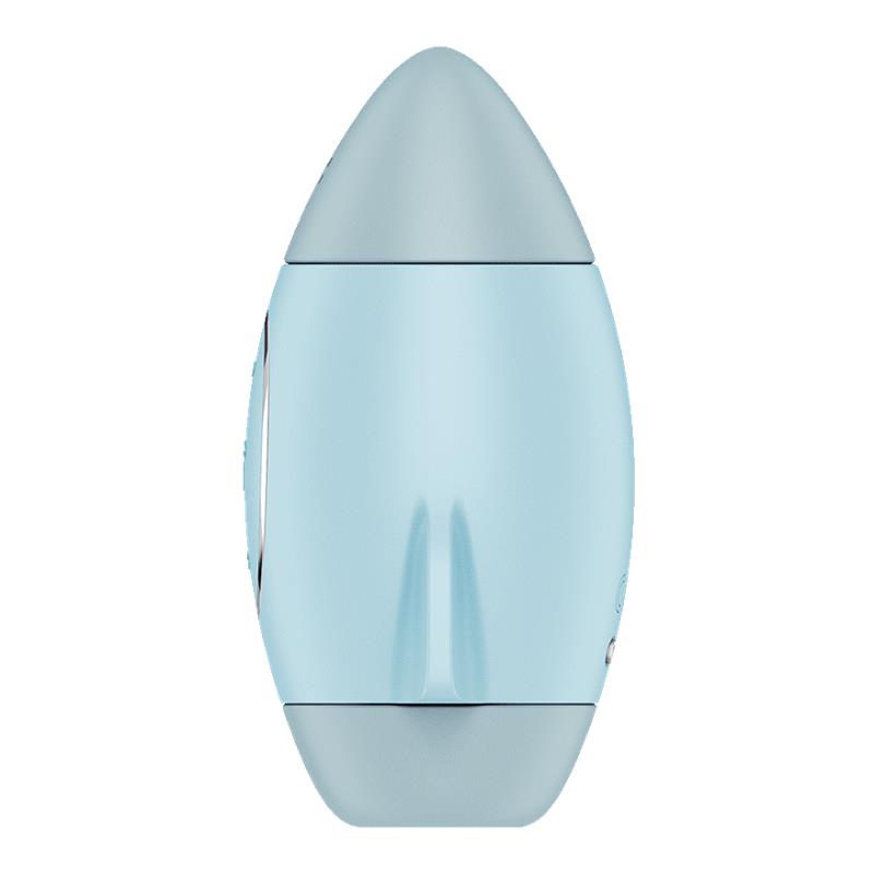 SATISFYER Mission Control Succionador y Vibrador Azul - Imagen 3