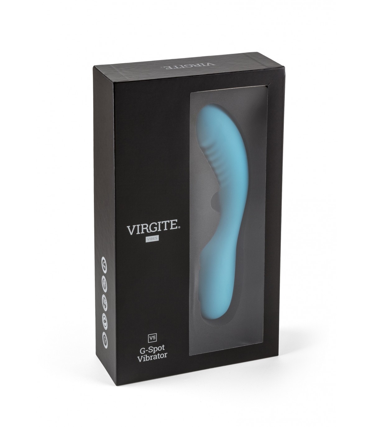 VIBRADOR RECARGABLE V5 AZUL - Imagen 5